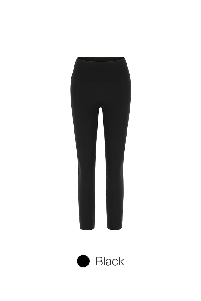 [SET] Long Sleeve & Airwarm Fleece Signature Leggings (Ankle Length)