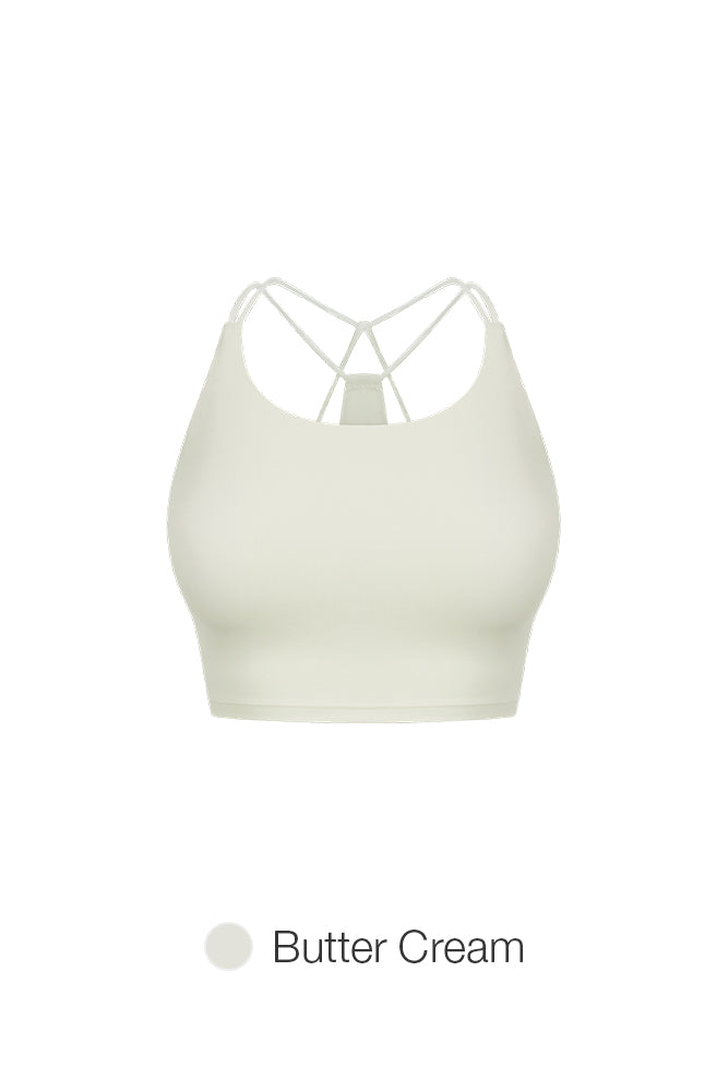 Softension Cross Back Longline Bra
