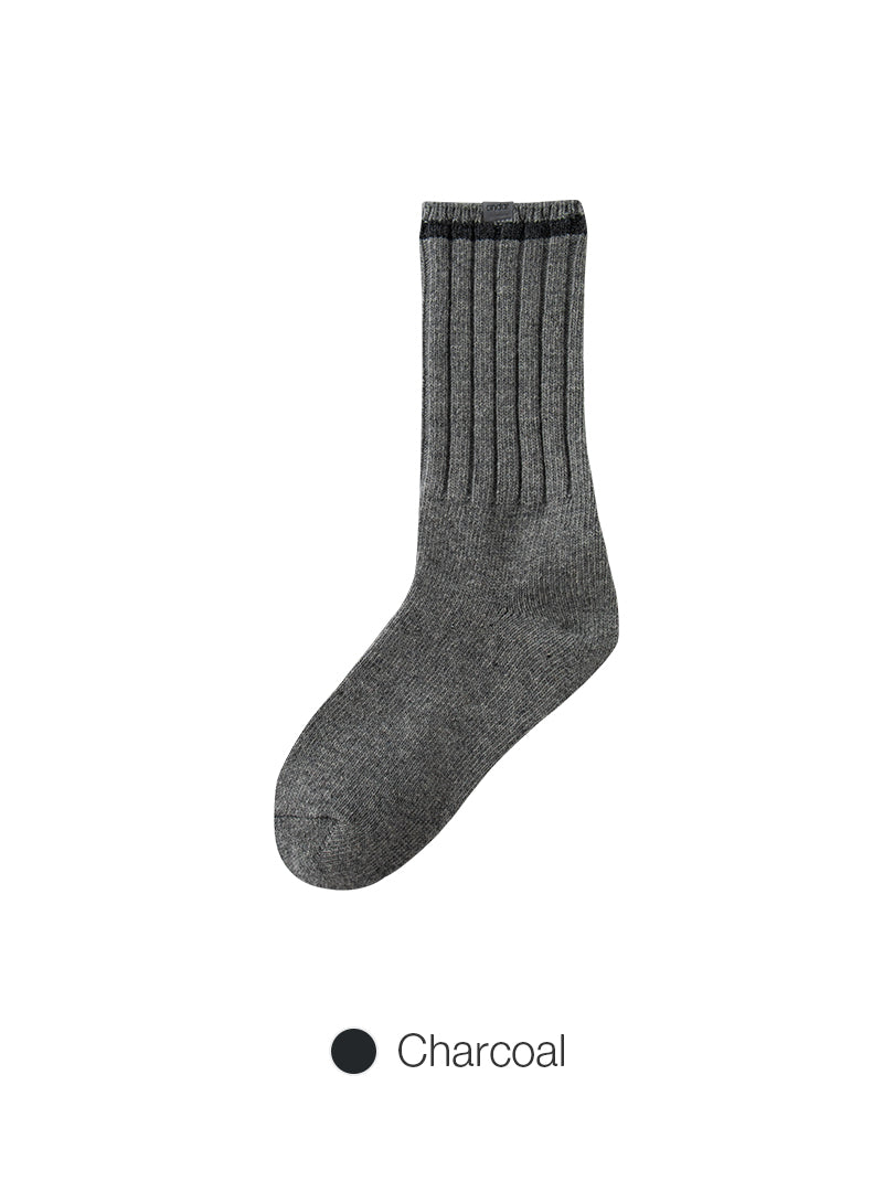 Ringle Knitted Crew Socks