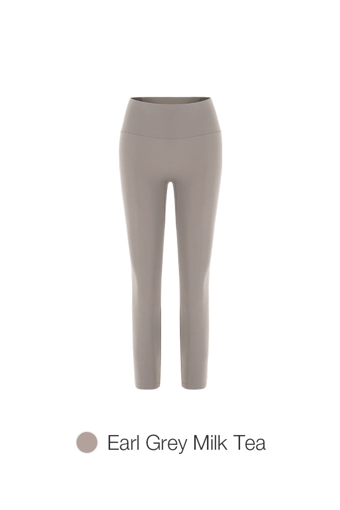 [SET] Long Sleeve & Airwarm Fleece Signature Leggings (Ankle Length)