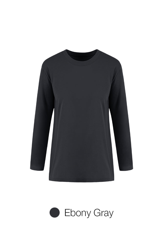 [SET] Long Sleeve & Airwarm Fleece Signature Leggings (Ankle Length)