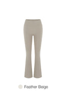 [SET] Airwarm Fleece Flare Leggings & Brushed Airy Fit T-shirt