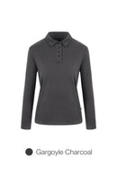 Airy Fit Standard Fit Long Sleeve Polo Shirt