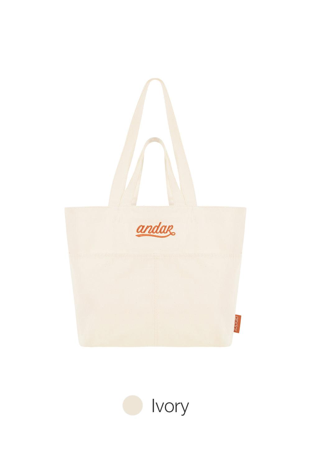 2-Pocket Logo Canvas Bag