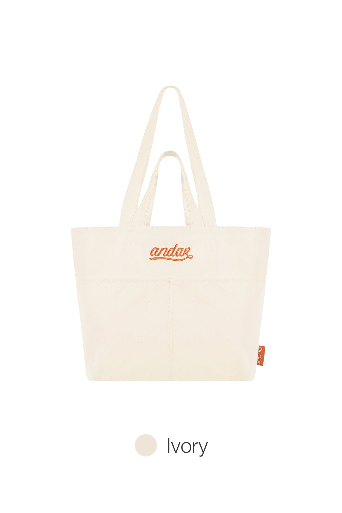 2-Pocket Logo Canvas Bag
