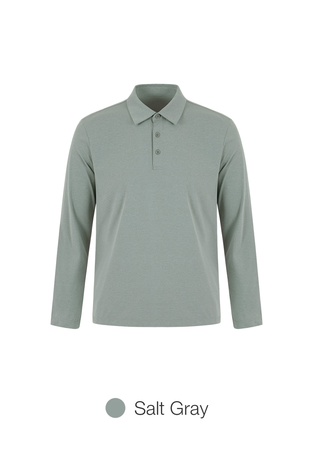 Men's Airy Fit Long Sleeve Polo Shirt