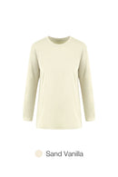 Brushed Airy Fit Oversized Fit Long Sleeve