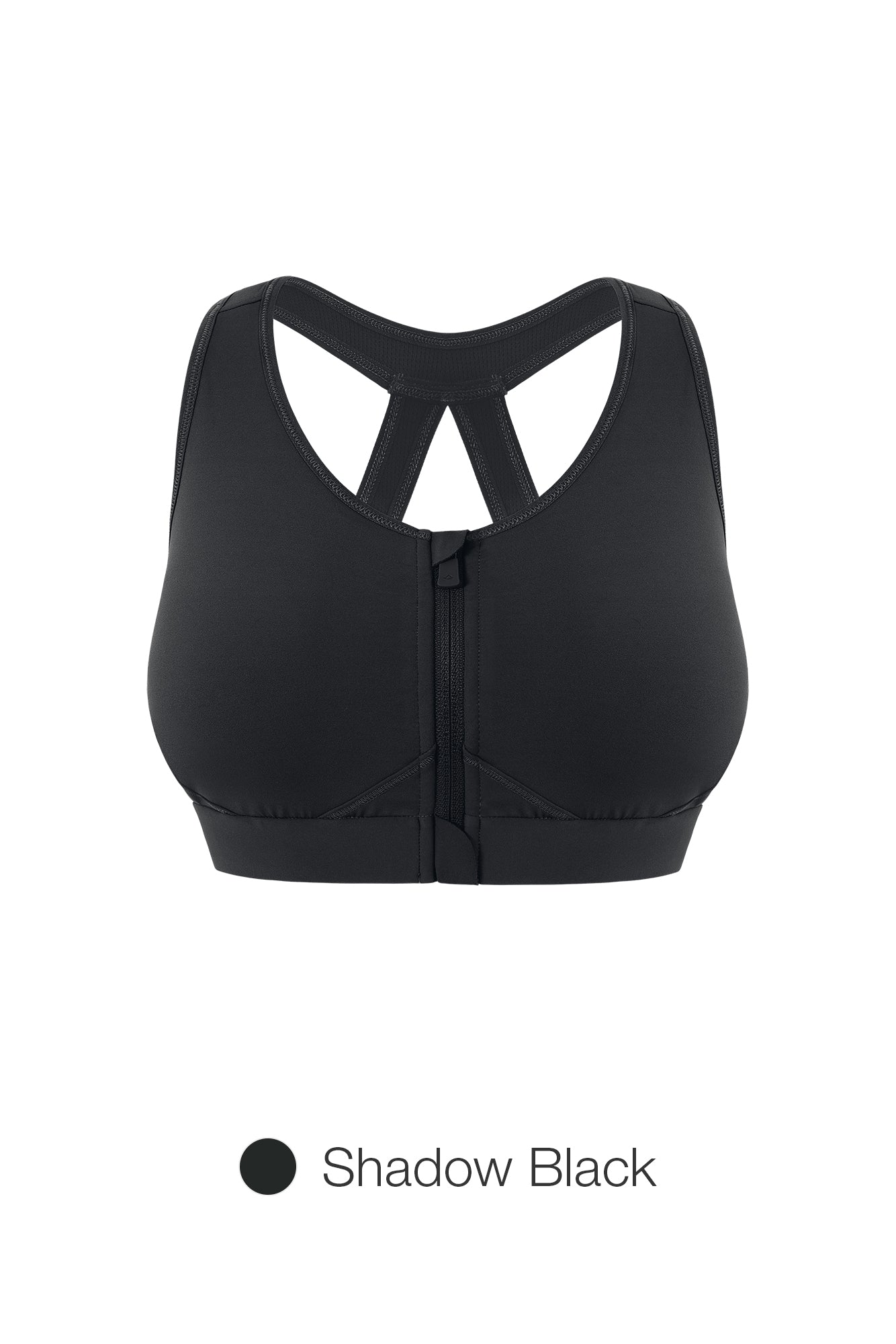 Running Front-Zip Bra