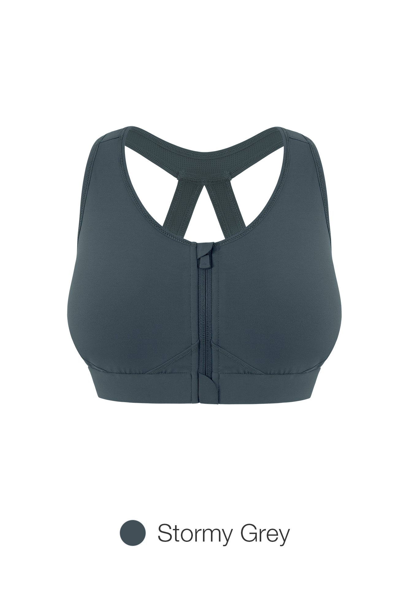 Running Front-Zip Bra