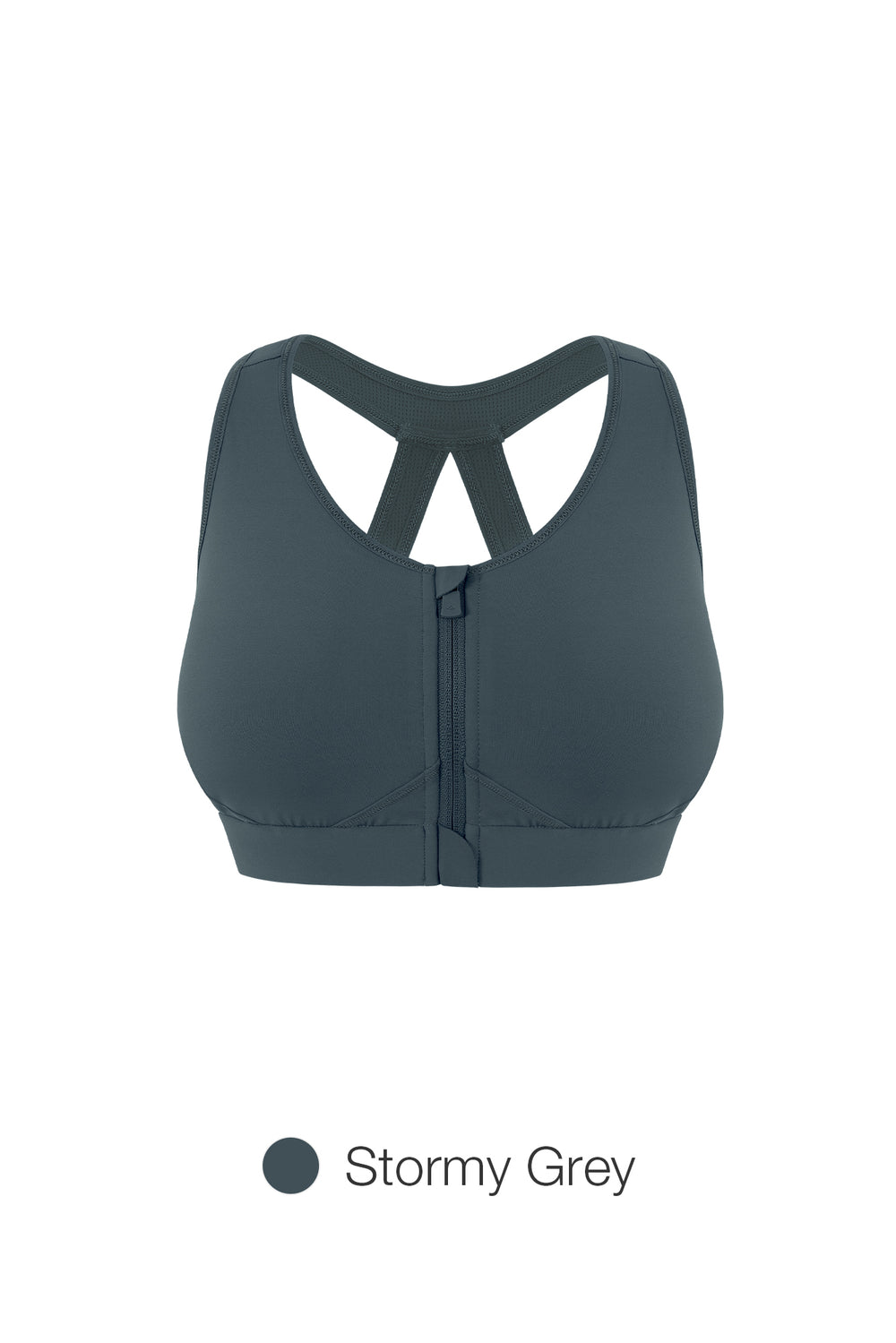 Running Front-Zip Bra