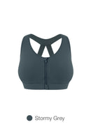 Running Front-Zip Bra