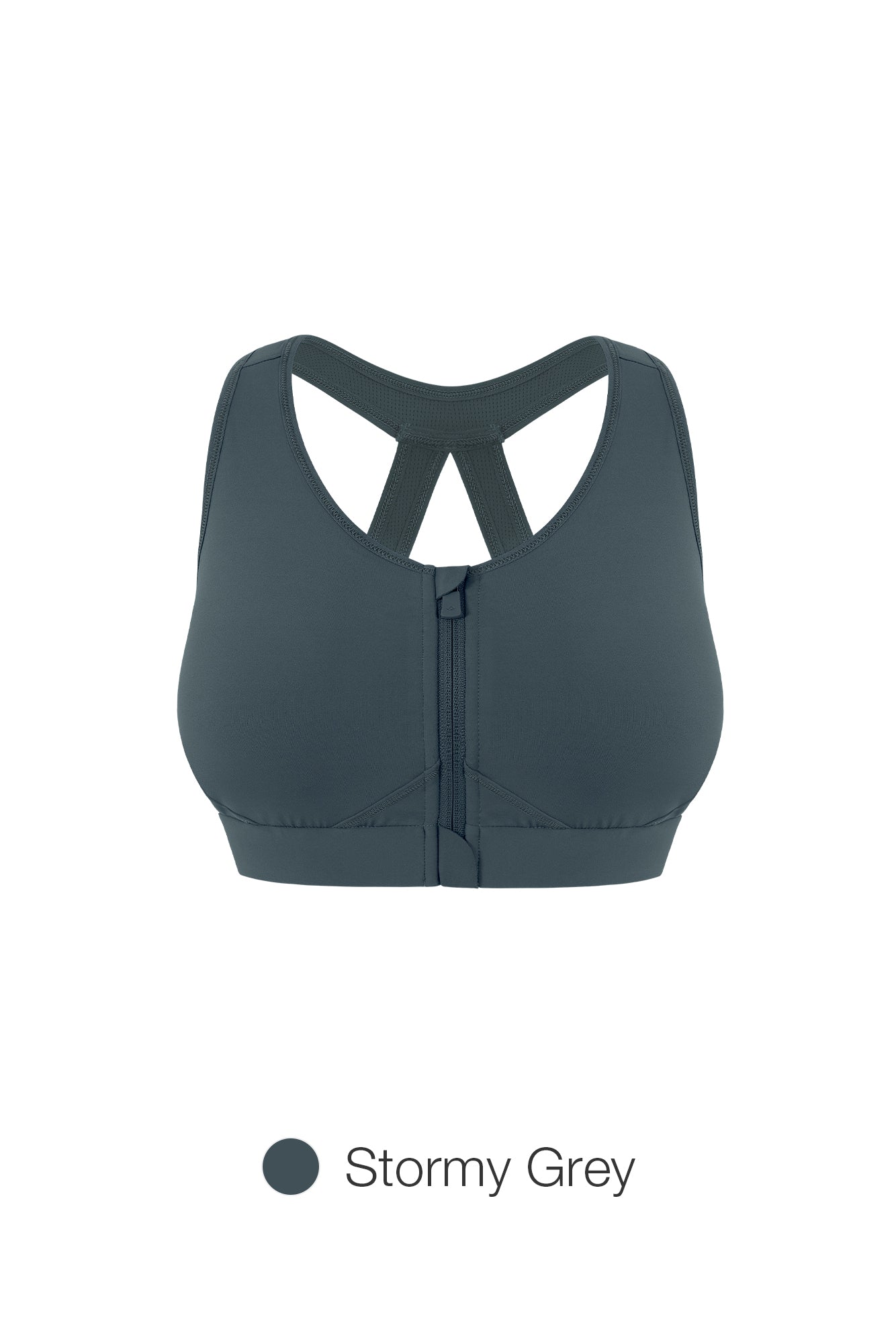 Running Front-Zip Bra