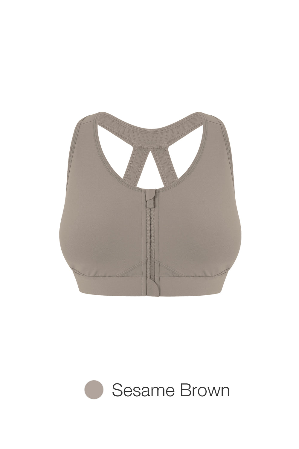 Running Front-Zip Bra