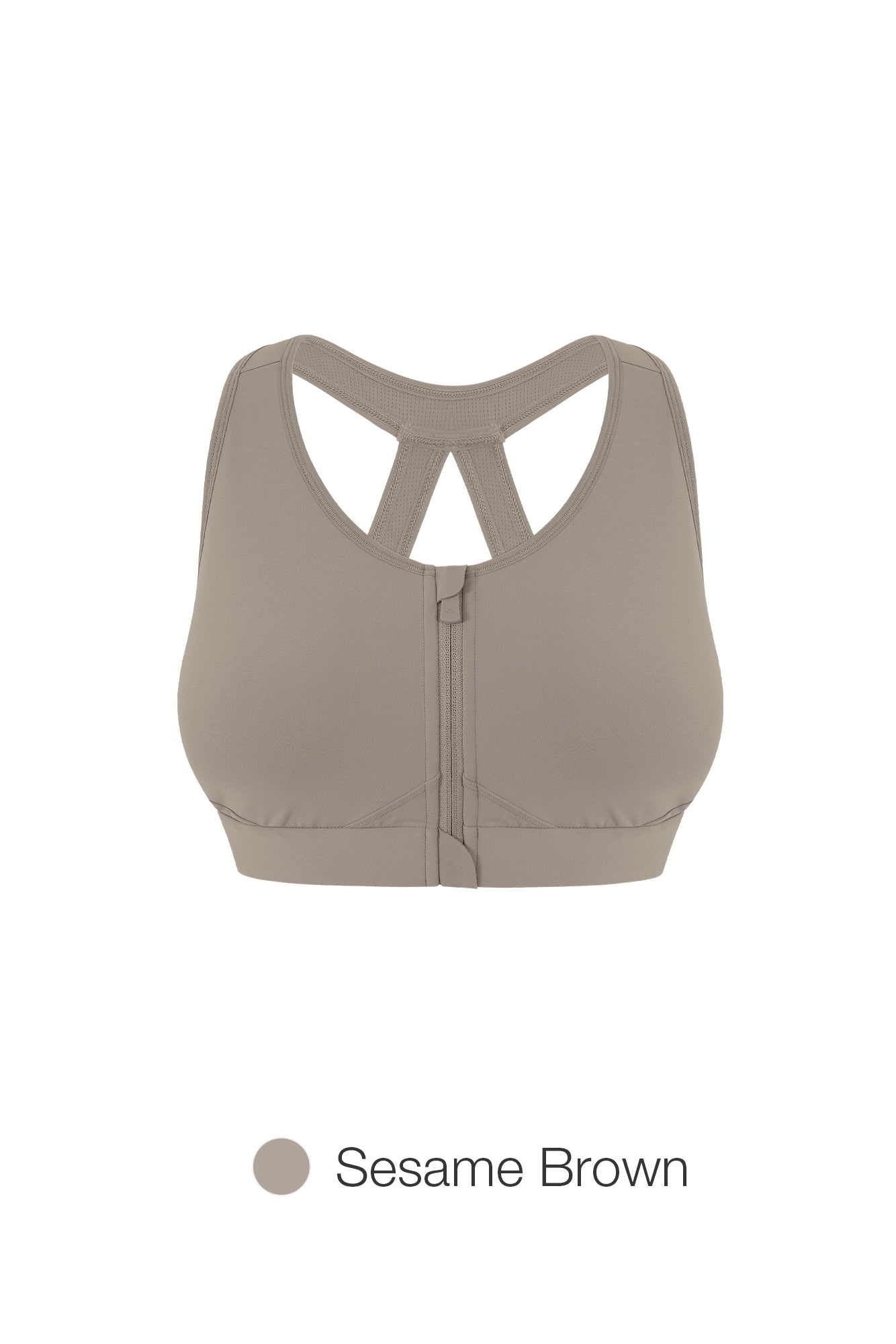 Running Front-Zip Bra