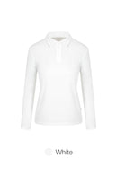 Airy Fit Standard Fit Long Sleeve Polo Shirt