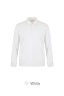 Men's Airy Fit Long Sleeve Polo Shirt