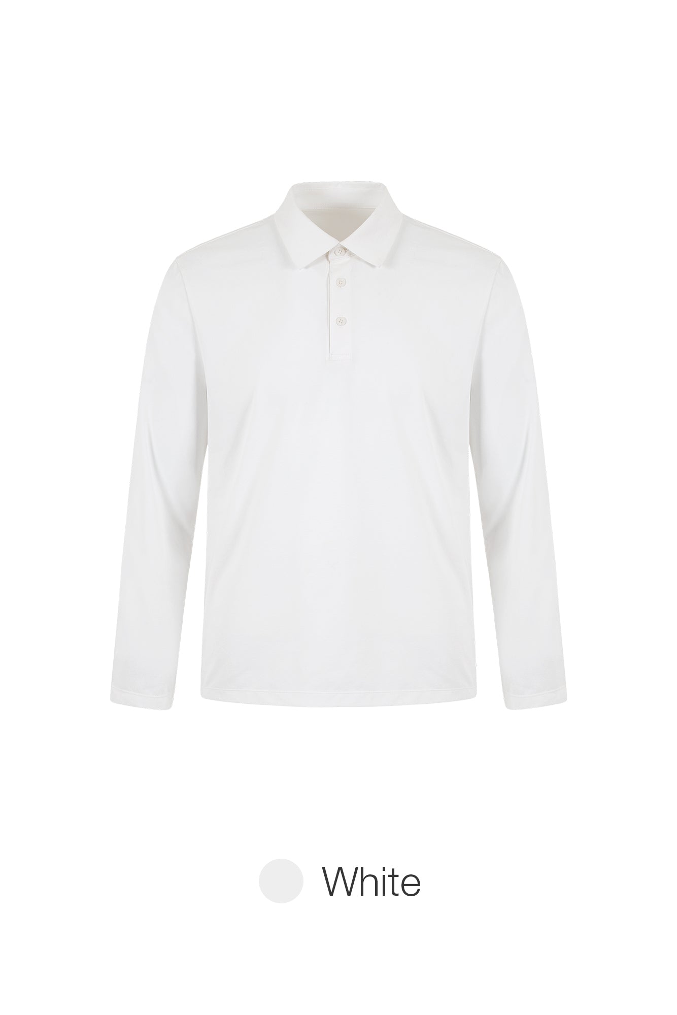 Men's Airy Fit Long Sleeve Polo Shirt