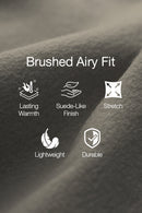 [2 SET] Brushed Airy Fit Slim Fit Long Sleeve Polo Shirt