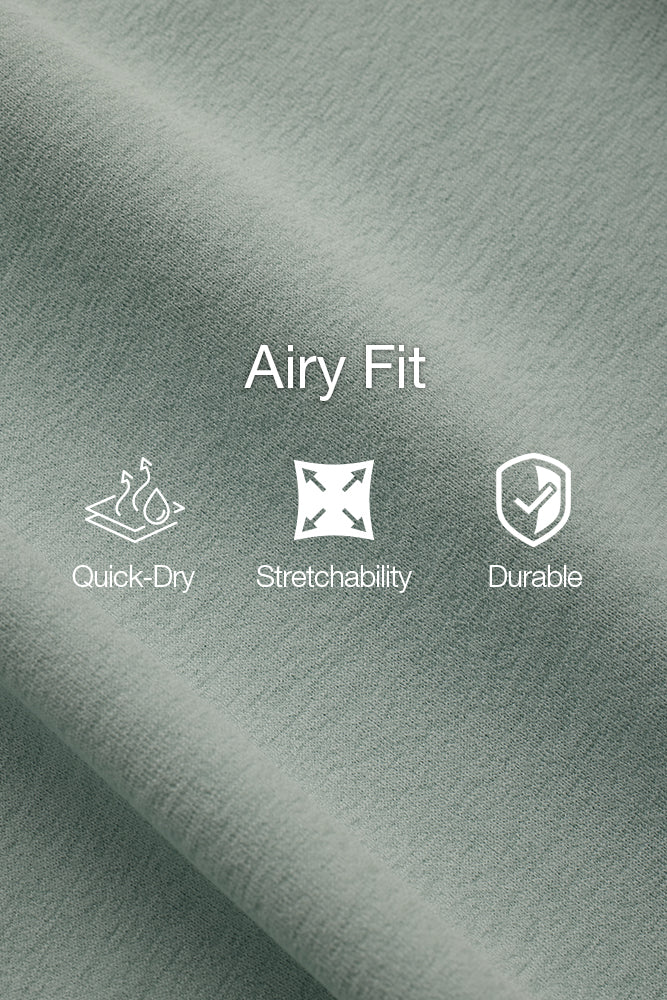 Men's Airy Fit Long Sleeve Polo Shirt