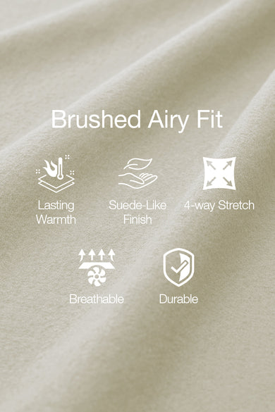 Brushed Airy Fit Oversized Fit Long Sleeve