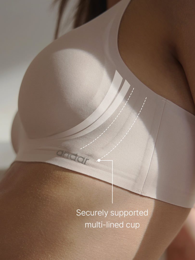[3 SET] All-Day Fit Hook & Eye Bra (Built-In Pads)