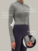 Comfort Fit Cropped Jacket