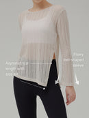 Sheer Knit Long Sleeve
