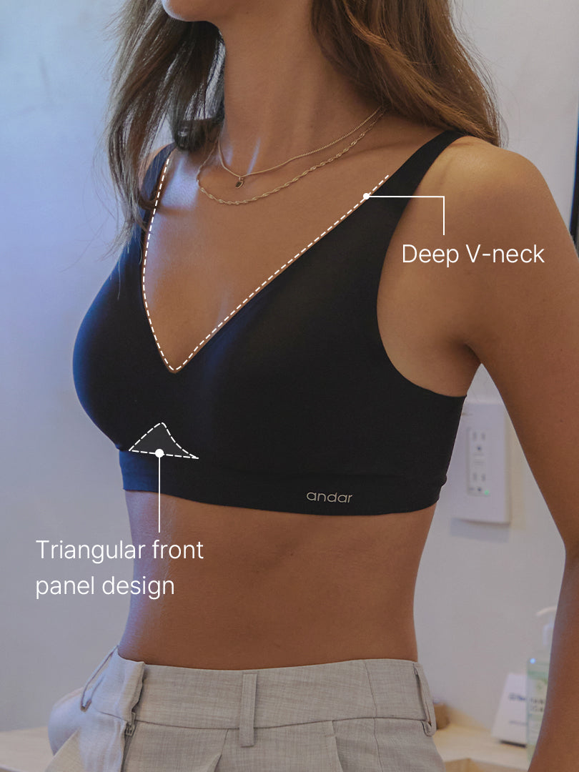 [3 SET] All-Day Fit Hook & Eye Bra (Built-In Pads)