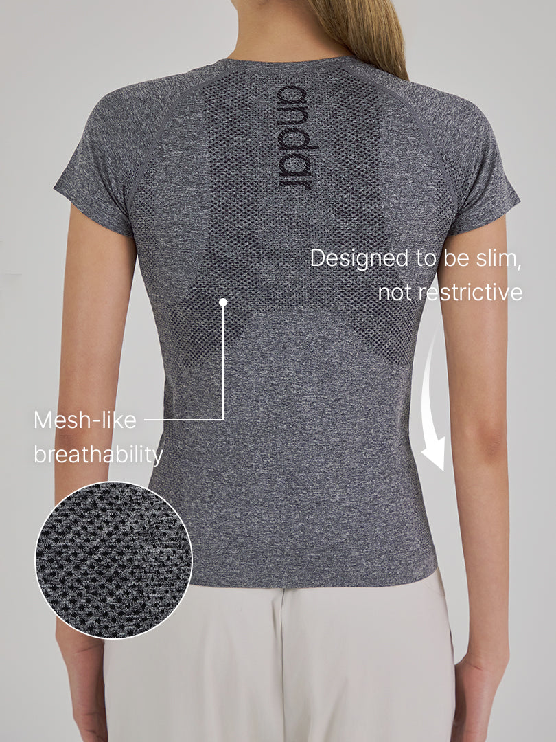 Skin Feel Slim Fit Short Sleeve