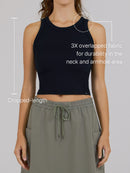Ribbed Cropped Tank Top