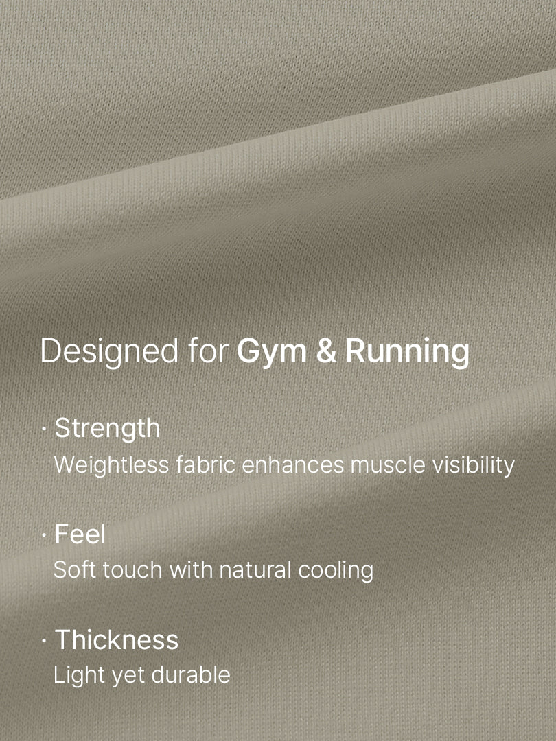 Airtouch Ruched Cropped Short Sleeve
