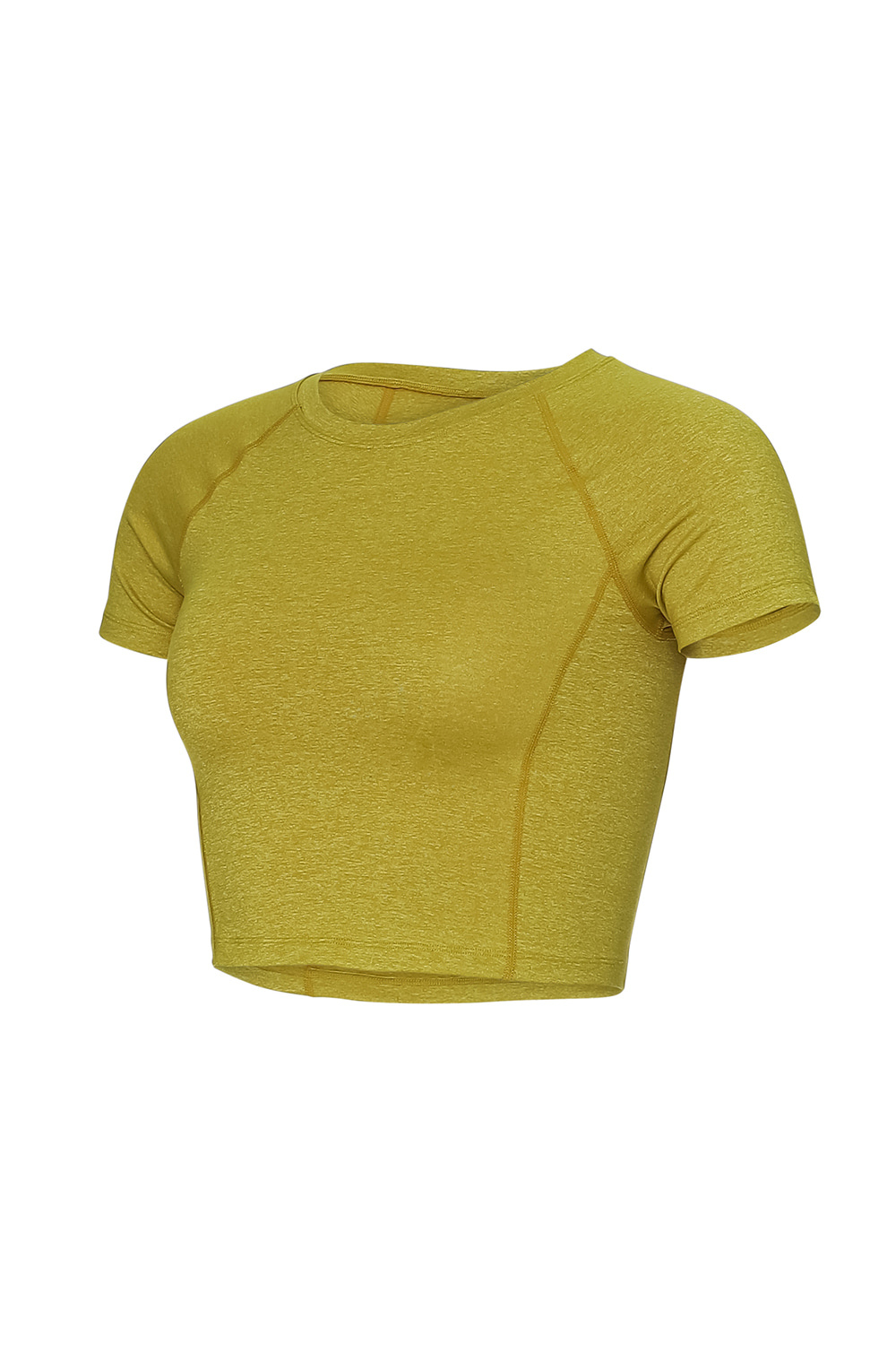 Airtouch Pace Melange Crop Short Sleeve